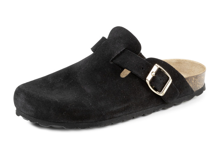 Hausschuhe - Clogs, in Größe 036 bis 042, in Farbe SCHWARZ Ansicht 1