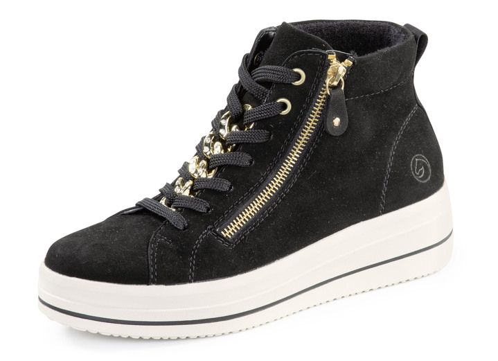 Stiefel & Stiefeletten - Booties, in Größe 036 bis 042, in Farbe SCHWARZ Ansicht 1