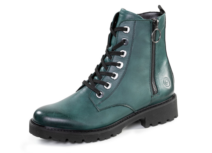 Laarzen & laarsjes - Remonte, modieuze dames enkellaarsjes, winterschoenen, breedte G, met uitneembaar voetbed, in Größe 036 bis 042, in Farbe PETROL Ansicht 1