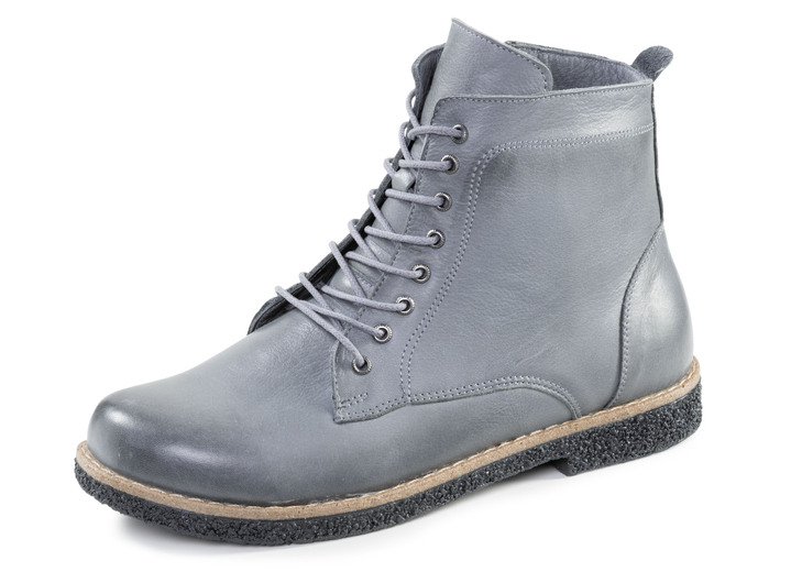 Stiefel & Stiefeletten - Booties, in Größe 036 bis 042, in Farbe HELLGRAU Ansicht 1