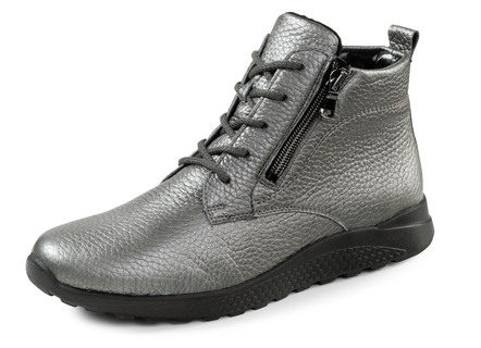 Waldläufer, comfortabele dames enkellaarsjes, winterschoenen, breedte H, gemaakt van hertenleer
