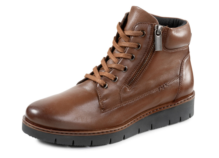 Stiefel & Stiefeletten - Schnür-Booties, in Größe 036 bis 042, in Farbe BRAUN Ansicht 1