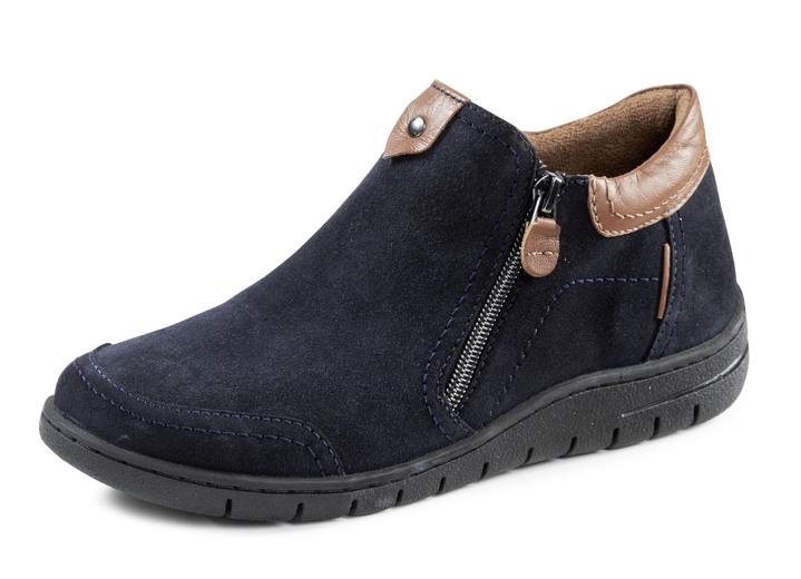Stiefel & Stiefeletten - Booties, in Größe 036 bis 042, in Farbe DUNKELBLAU Ansicht 1