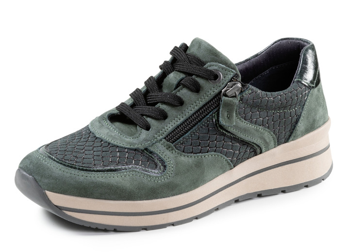 Slipper & Schnürschuhe - Sneaker, in Größe 036 bis 042, in Farbe DUNKELGRÜN Ansicht 1