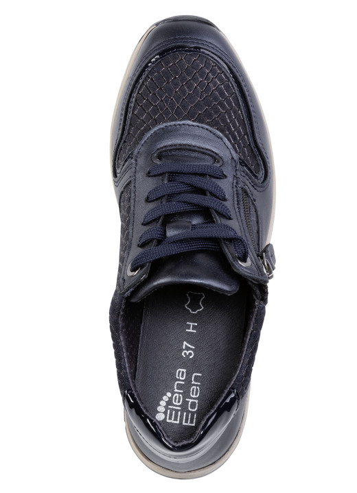 SALE % - ELENA EDEN sneaker met veters en uitneembaar leren voetbed, in Größe 036 bis 042, in Farbe DUNKELBLAU Ansicht 1