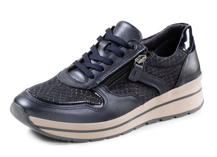 ELENA EDEN sneaker met veters en uitneembaar leren voetbed