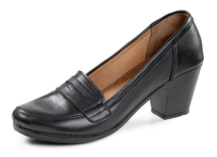 Gemini pumps van deels gekleurd rundnappaleer