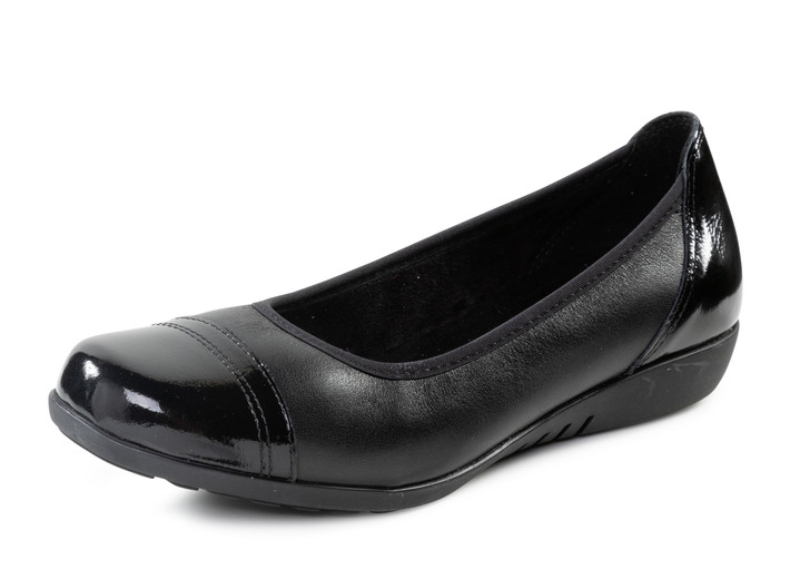 Pumps & ballerina - ELENA EDEN, klassieke damesballerina's, breedte G, met uitneembaar voetbed, in Größe 036 bis 042, in Farbe ZWART Ansicht 1
