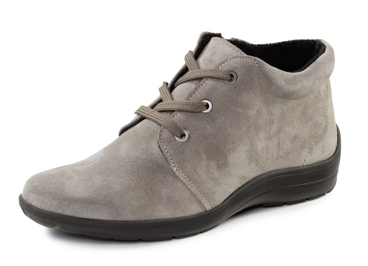 Stiefel & Stiefeletten - Schnür-Booties, in Größe 036 bis 042, in Farbe GRAU Ansicht 1
