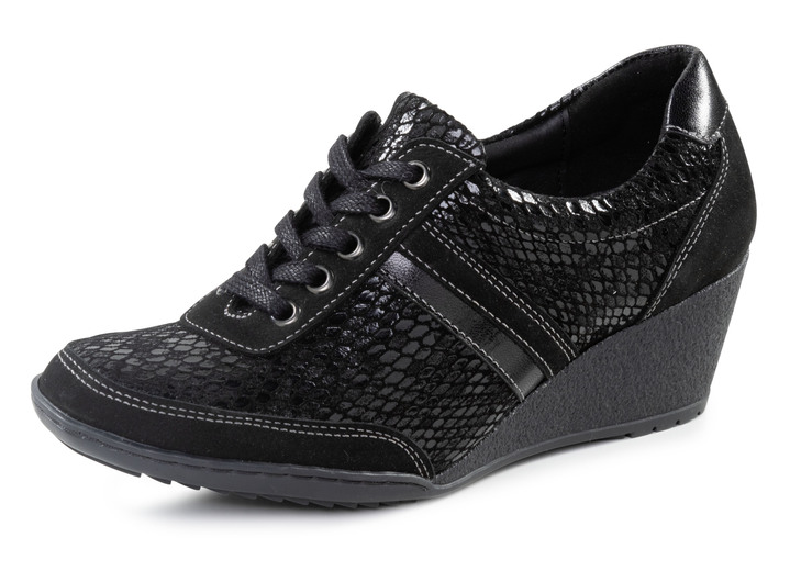 Slipper & Schnürschuhe - Schnürschuhe, in Größe 036 bis 042, in Farbe SCHWARZ Ansicht 1