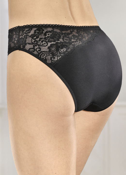 Slips - Viererpack Slips, in Größe 036 bis 048, in Farbe SCHWARZ Ansicht 1