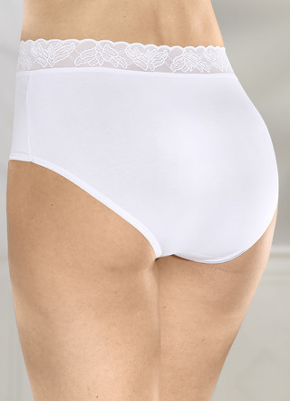 Set van vier slips met elastische kanten boord