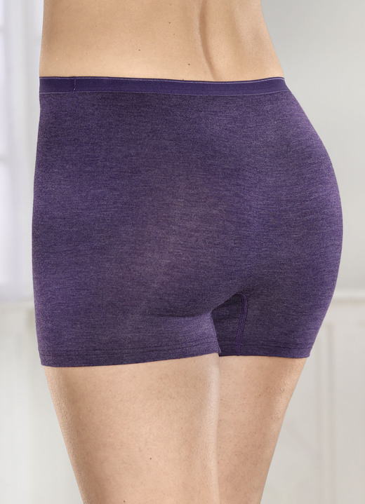 Pantyslips - Sylvia Speidel tweedelige broek, ademend, in Größe 038 bis 048, in Farbe LILA GEMÊLEERD Ansicht 1