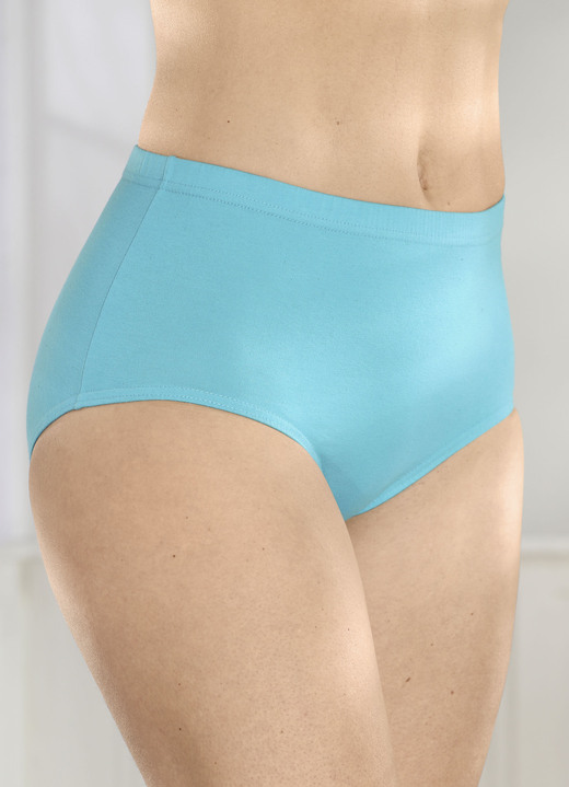 Slips - Viererpack Slips, in Größe 038 bis 056, in Farbe TÜRKIS Ansicht 1