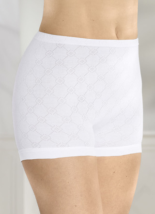 Set van vier slipjes met een jacquardmotief