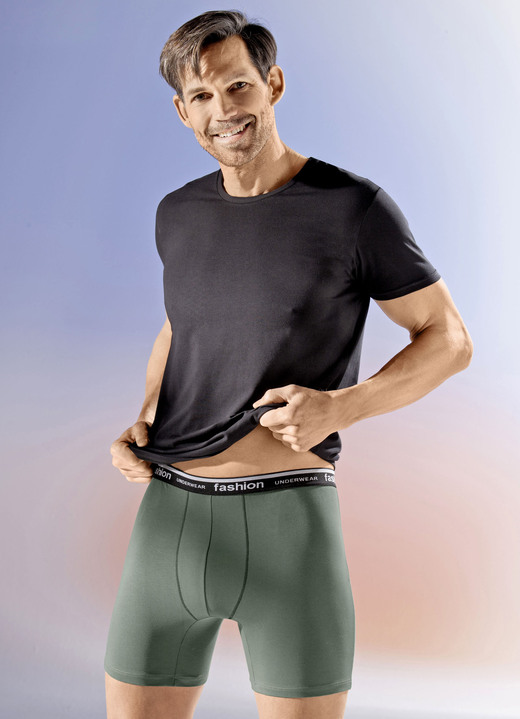 Unterhemden - Dreierpack Shirts, in Größe 005 bis 011, in Farbe 3X SCHWARZ Ansicht 1