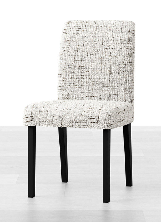Sessel- & Sofaüberwürfe - Sesselbezug, in Größe 101 (Sesselbezug) bis 106 (Stuhlbezug), in Farbe NATUR Ansicht 1