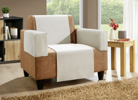 Woonaccessoires van chenille met antisliplaag