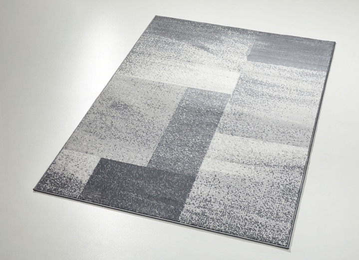Modern - Brücke, in Größe 111 (Brücke, 60x110 cm) bis 288 (Teppich, 240x330 cm), in Farbe GRAU Ansicht 1