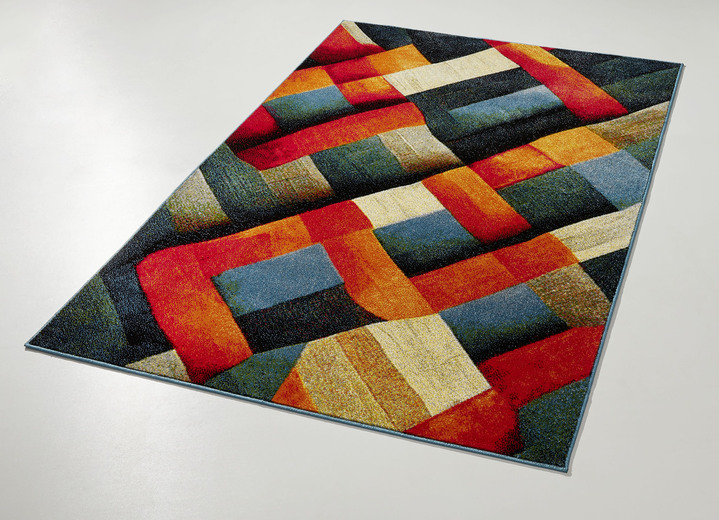Modern - Brücke, in Größe 111 (Brücke, 60x110 cm) bis 282 (Teppich, 200x290 cm), in Farbe MULTICOLOR Ansicht 1