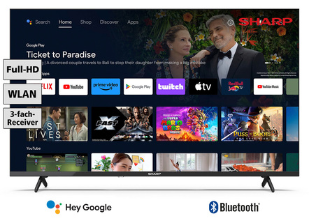 Scherpe FH2EA frameloze Full HD LED Android TV