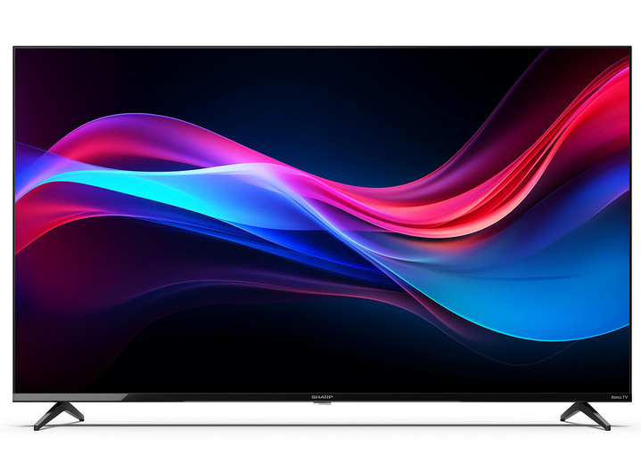 TV - Sharp GJ4225E 4K Ultra HD LED Roku TV, in Farbe SCHWARZ Ansicht 1