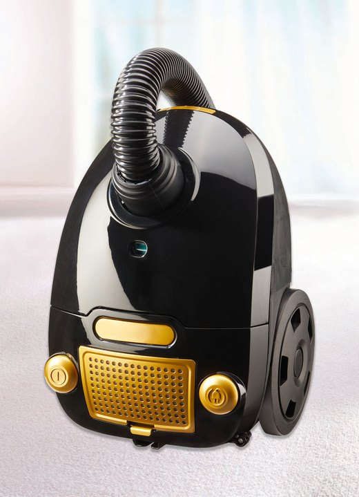 Mit Kabel - Bodenstaubsauger, in Farbe SCHWARZ-GOLD Ansicht 1