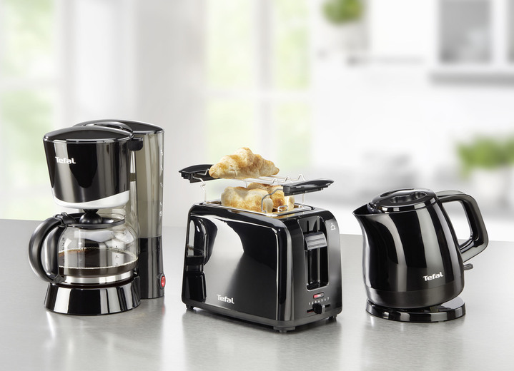 - Tefal ontbijtserie in een compact ontwerp, in Farbe ZWART, in Ausführung Toaster