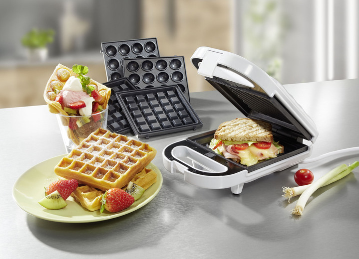 - 3-in-1 snackmaker van Korona - zoet of hartig, in Farbe WIT