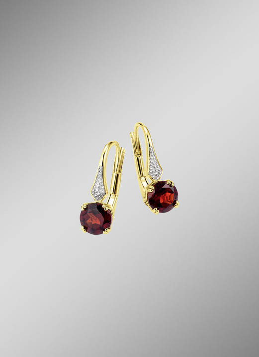 Ohrschmuck - Ohrringe Gold 375/-, in Farbe  Ansicht 1