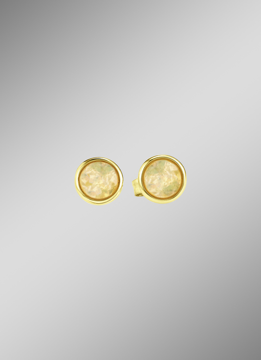 Ohrschmuck - Ohrstecker Gold 375/-, in Farbe  Ansicht 1