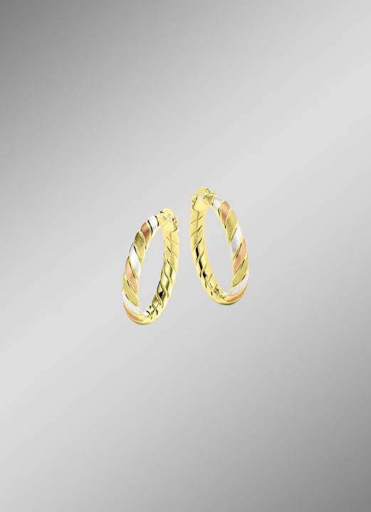 Ohrschmuck - Creolen Gold 585/-, in Farbe  Ansicht 1