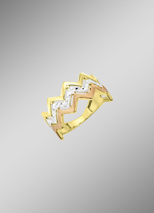 Ringe - Damenring Gold 375/-, in Größe 160 bis 220, in Farbe  Ansicht 1