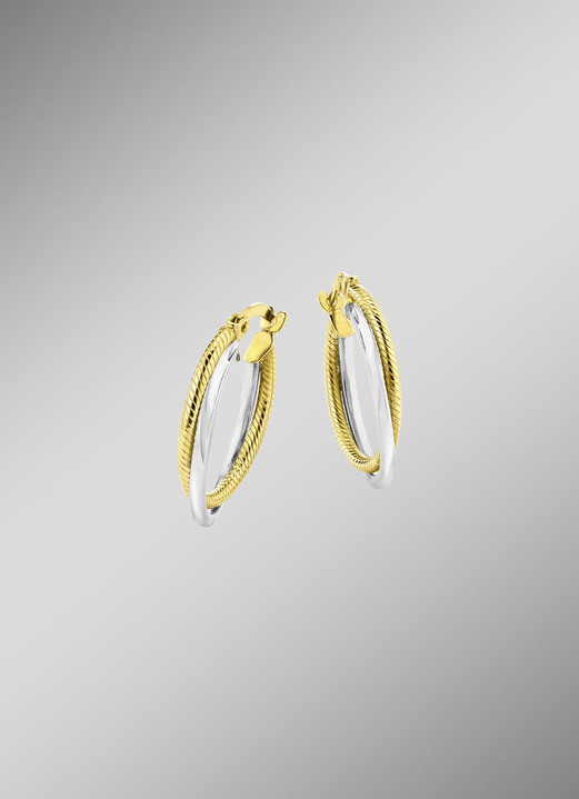 Ohrschmuck - Creolen Gold 585/-, in Farbe  Ansicht 1