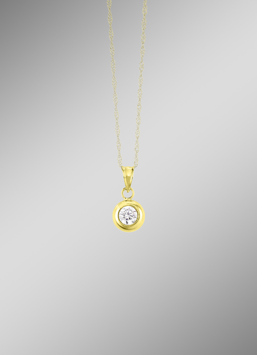 Anhänger - Anhänger o. K. Gold 375/-, in Farbe  Ansicht 1