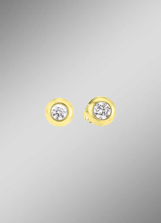 Ohrschmuck - Ohrstecker Gold 375/-, in Farbe  Ansicht 1