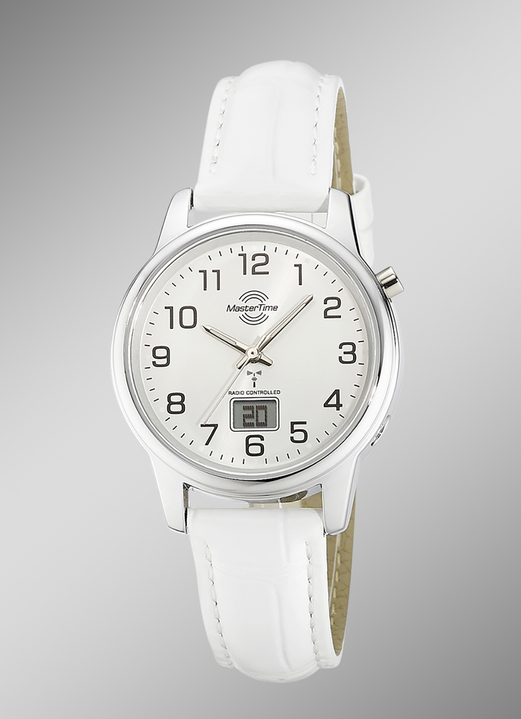 Leren band - Master Time radiogestuurd horloge voor dames, in Farbe  Ansicht 1