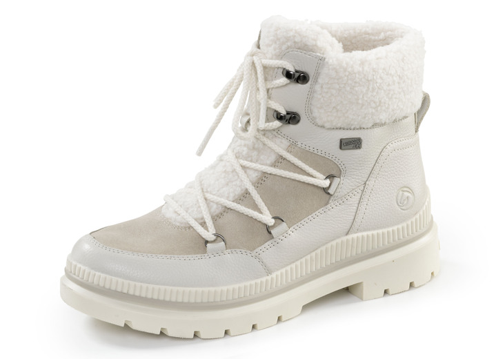 Stiefel & Stiefeletten - Booties, in Größe 036 bis 042, in Farbe ECRU-BEIGE Ansicht 1