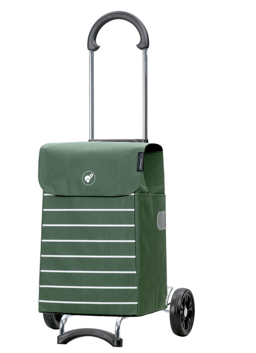Boodschappenwagen - Stabiele winkelscooter, in Farbe GROEN