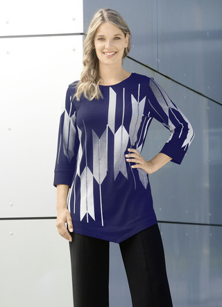 shirt met contrastprint