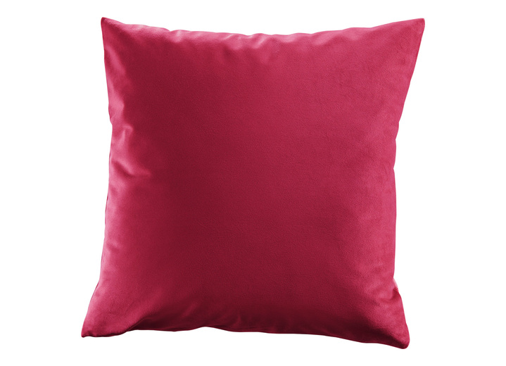 Grand foulards - Fluweelzachte fauteuil- en bankbeschermers met antislip achterkant, in Größe 101 (fauteuilbeschermer, 50 x 140 cm) bis 904 (kussensloop, 40x40 cm), in Farbe BORDEAUX Ansicht 1