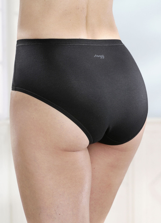 Slips - Drie pakjes slips, in Größe L (44/46) bis XXL (52/54), in Farbe SCHWARZ Ansicht 1