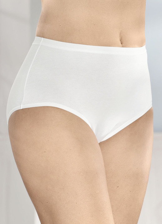Slips - sloggi GO Daily Cotton set van drie slips van biologisch katoen, in Größe L (44/46) bis XXL (52/54), in Farbe ECRU Ansicht 1