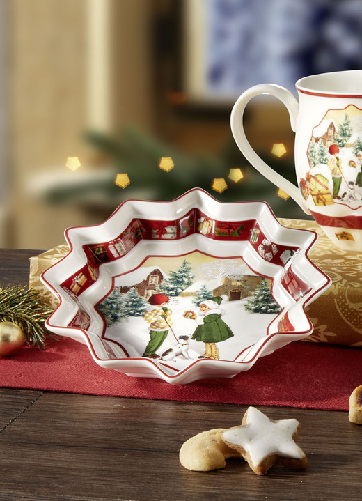 Porselein - Toy's Fantasy porseleinen serie van Villeroy & Boch, in Farbe WEISS-ROT, in Ausführung Schaal, klein Ansicht 1
