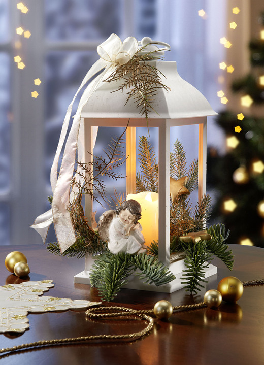 - Verlichte lantaarn, in Farbe WIT