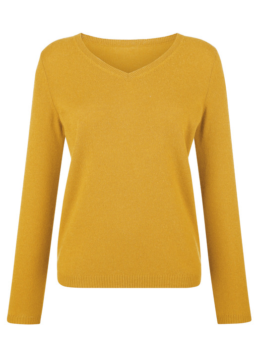 Pullover & Strickmode - Pullover, in Größe 038 bis 052, in Farbe SENF Ansicht 1