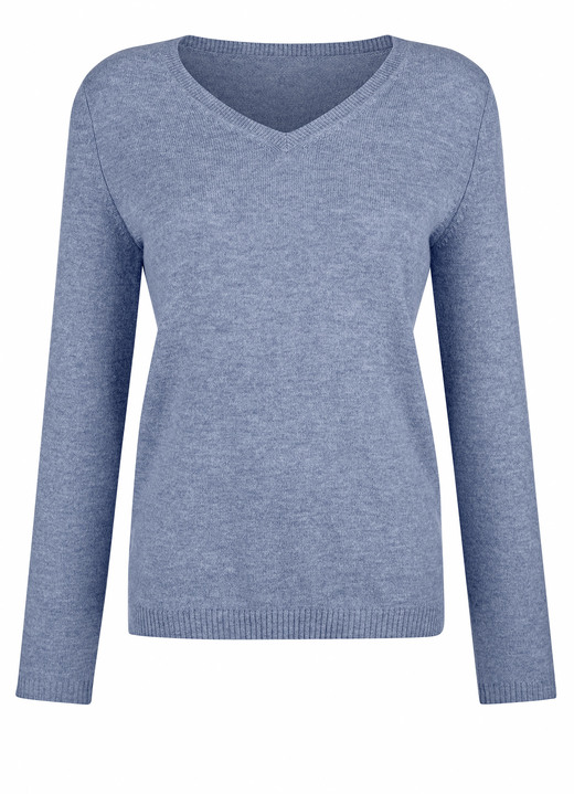Pullover & Strickmode - Pullover, in Größe 038 bis 052, in Farbe HELLBLAU Ansicht 1