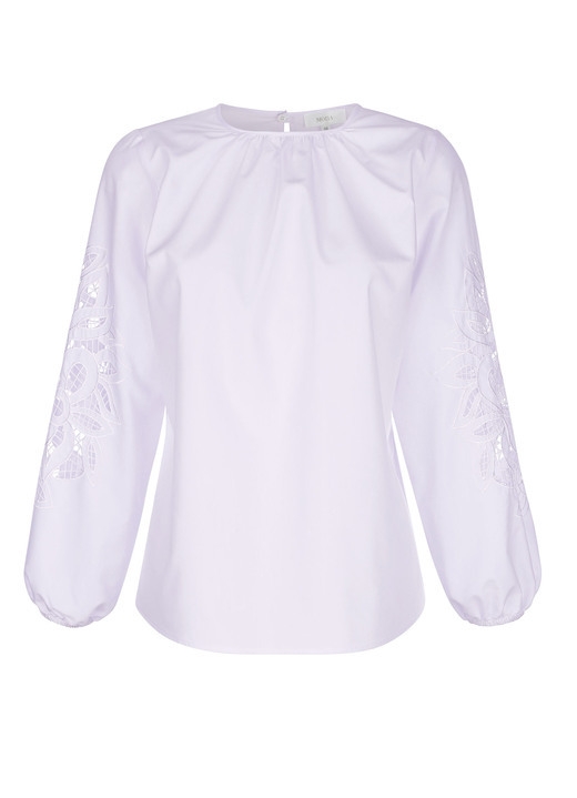 Blouses & tunieken - Instapblouse, in Größe 040 bis 052, in Farbe FLIEDER