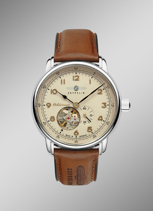 Mechanikuhren / Automatikuhren - Automatik-Herrenuhr, in Farbe  Ansicht 1
