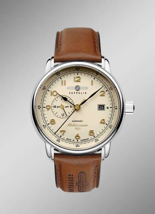 Mechanikuhren / Automatikuhren - Automatik-Herrenuhr, in Farbe  Ansicht 1